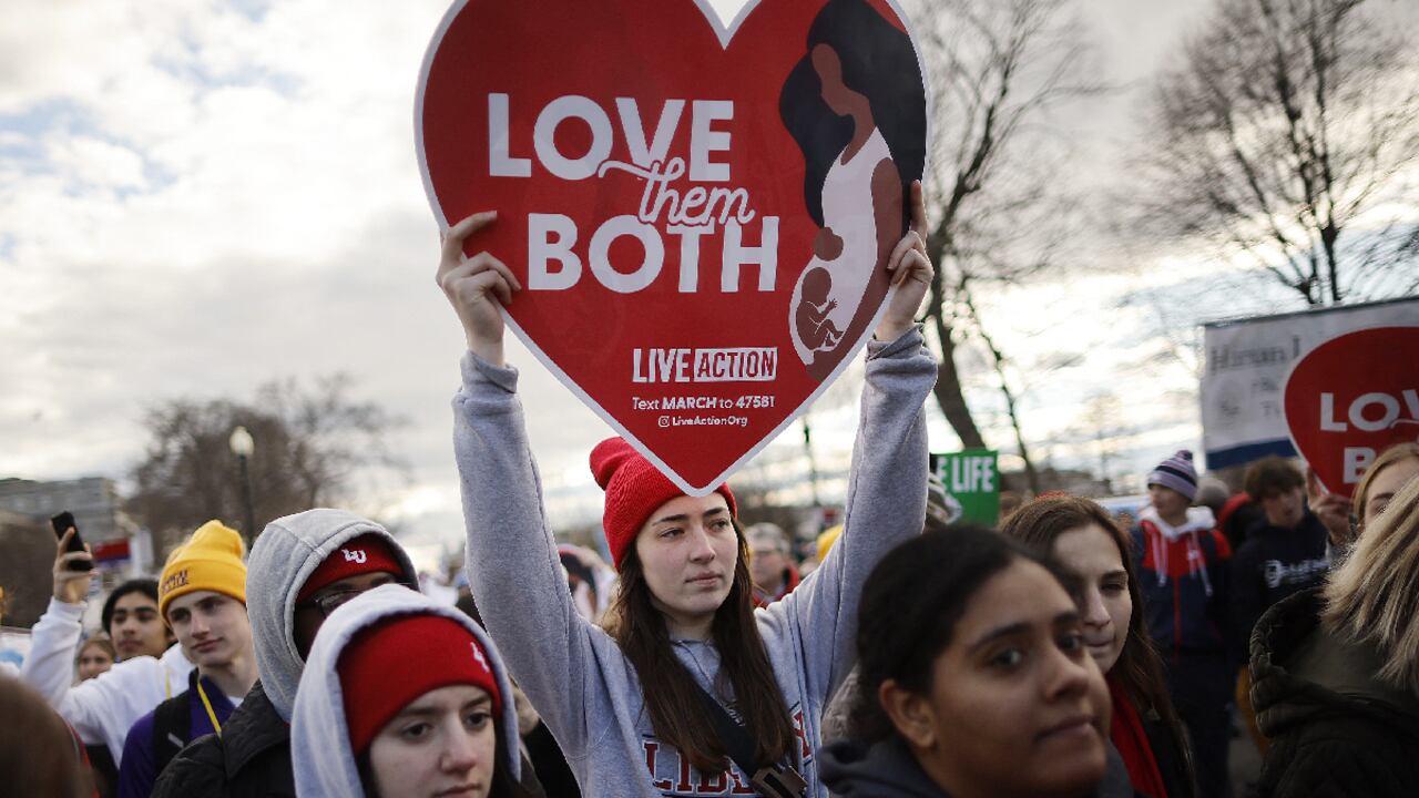 Cientos de personas se dieron cita, como cada año, para manifestarse en contra del aborto en Estados Unidos, una situación que ahora es potestad individual de cada estado.