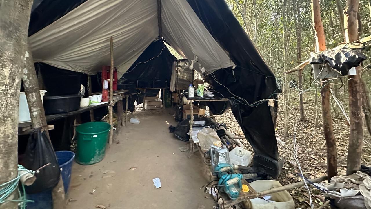 Laboratorio para el procesamiento de cocaína encontrado en Norte de Santander.