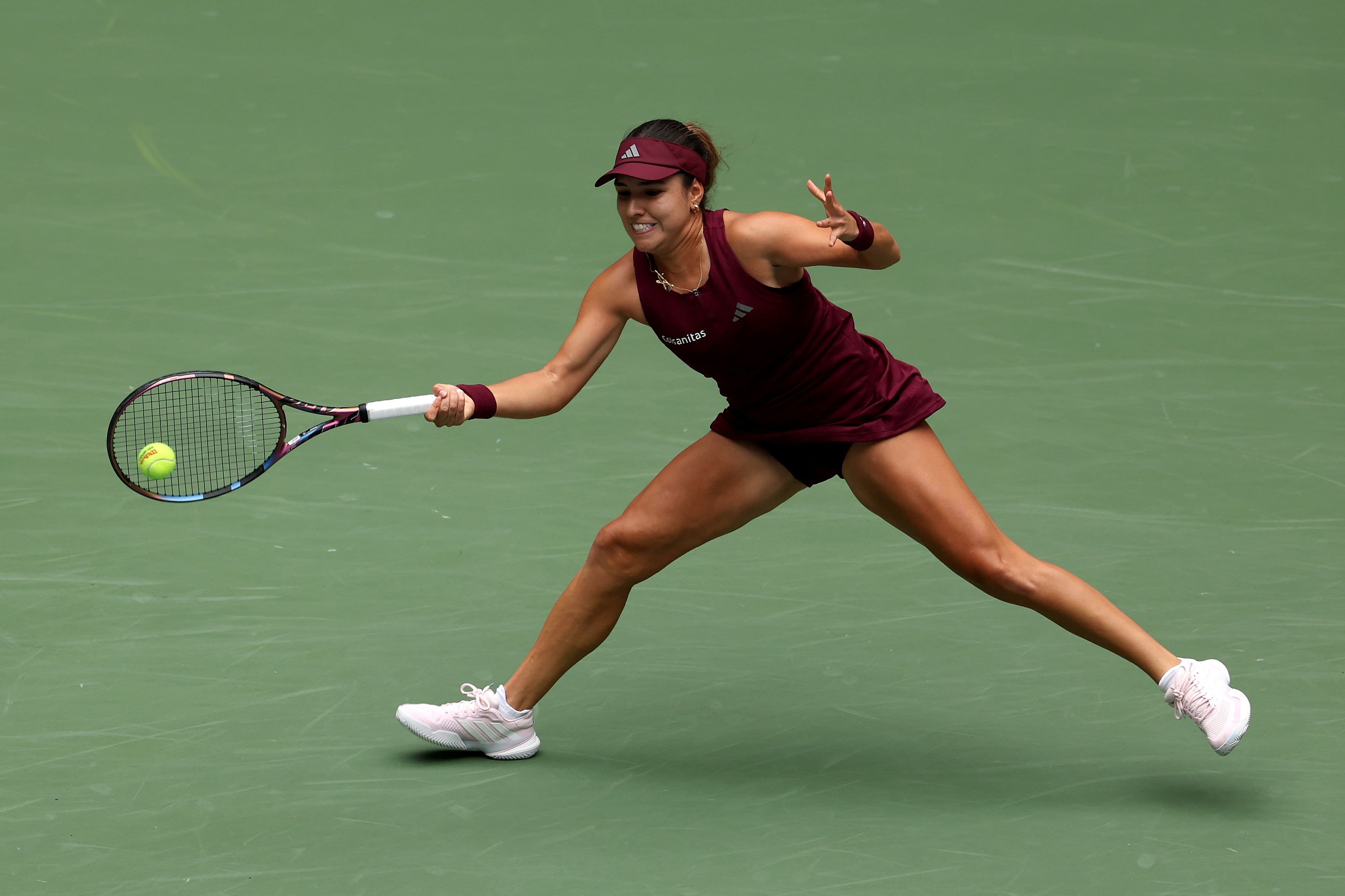 María Camilo Osorio en medio de su debut en el US Open 2026.