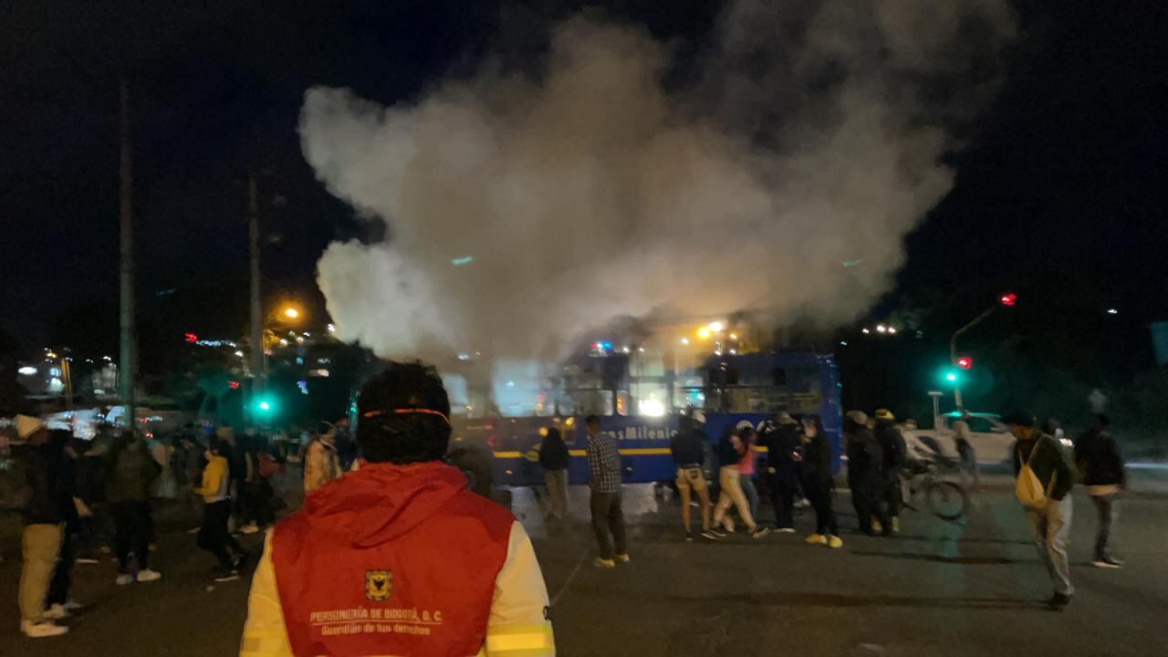 Sitp vandalizado en Usme