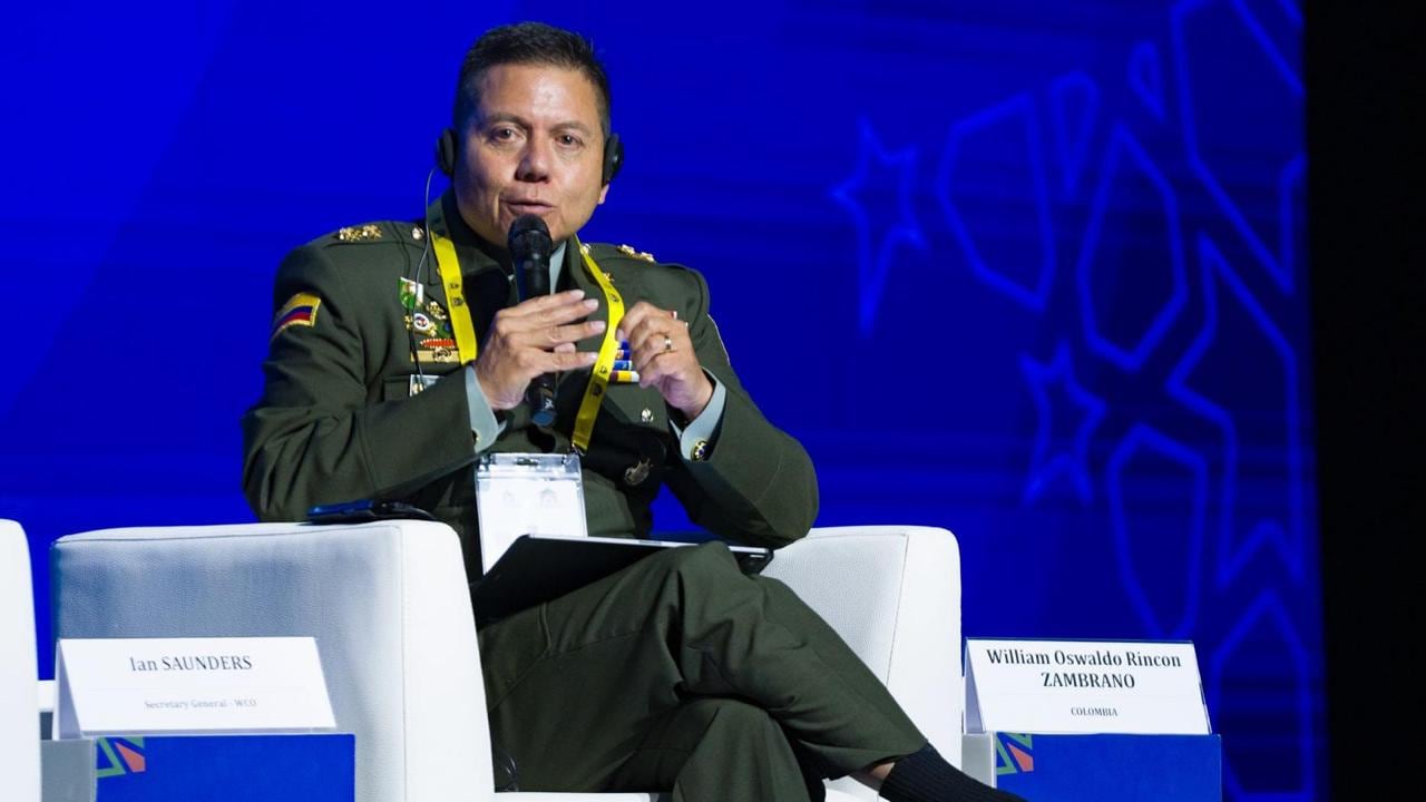 Director de la Policía, William Rincón, en la Asamblea General de la Interpol