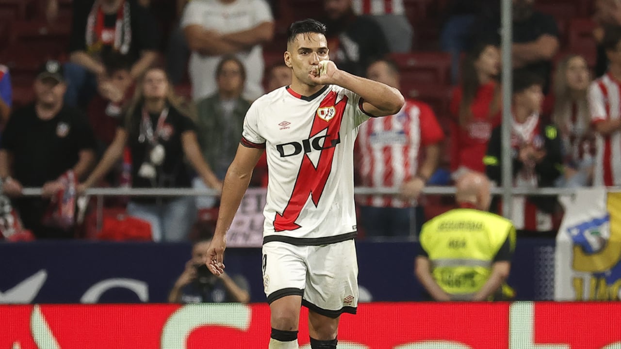 Falcao, delantero del Rayo Vallecano.