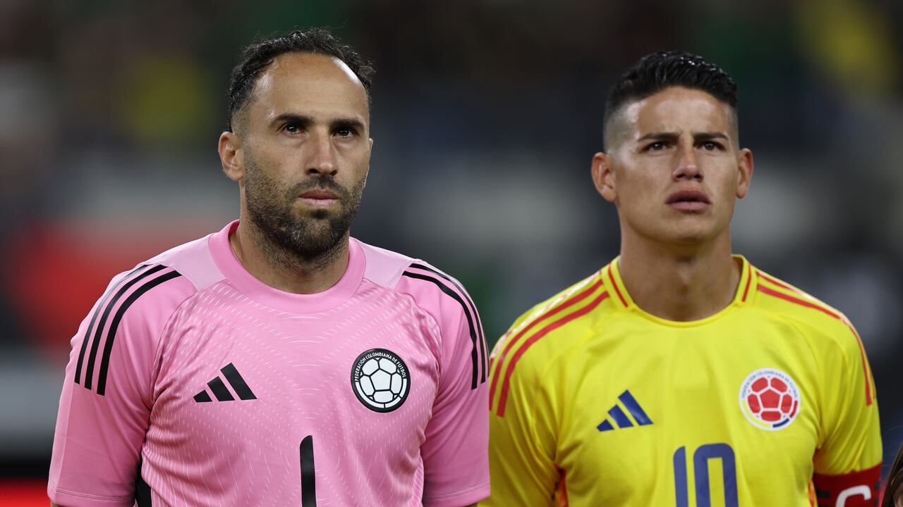 David Ospina y James Rodríguez, referentes de la Selección Colombia de Mayores rumbo al Mundial 2026