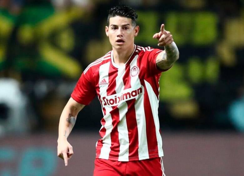 El último equipo de James Rodríguez fue Olympiacos, de Grecia.