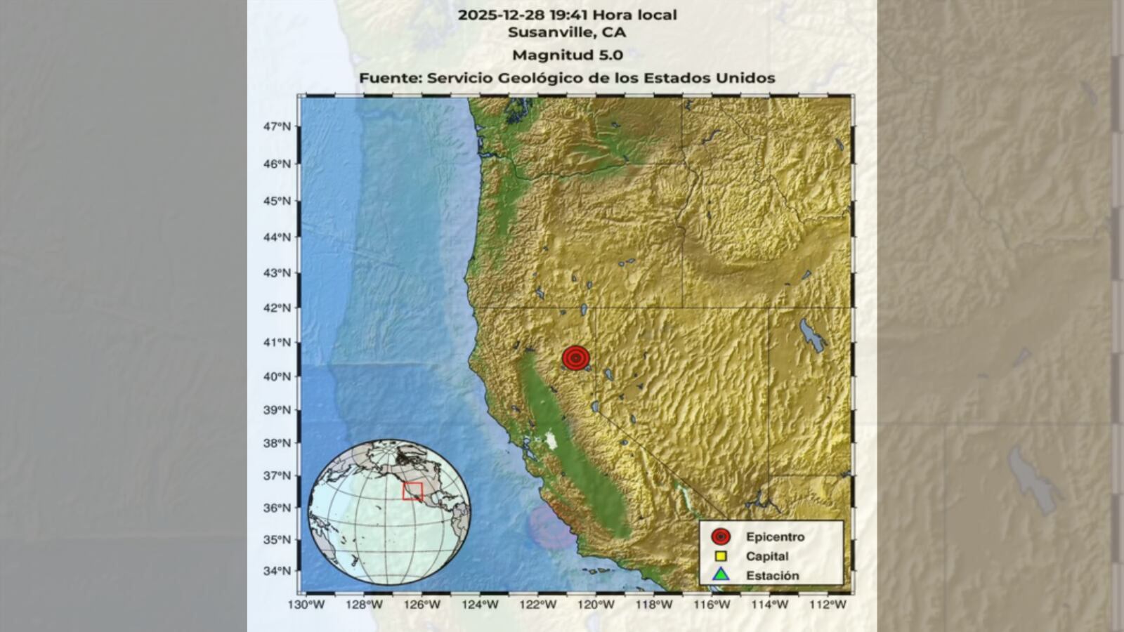 La falla de San Andrés, en California, es responsable de gran parte de la actividad sísmica del estado, incluyendo movimientos moderados como el registrado cerca de Susanville.