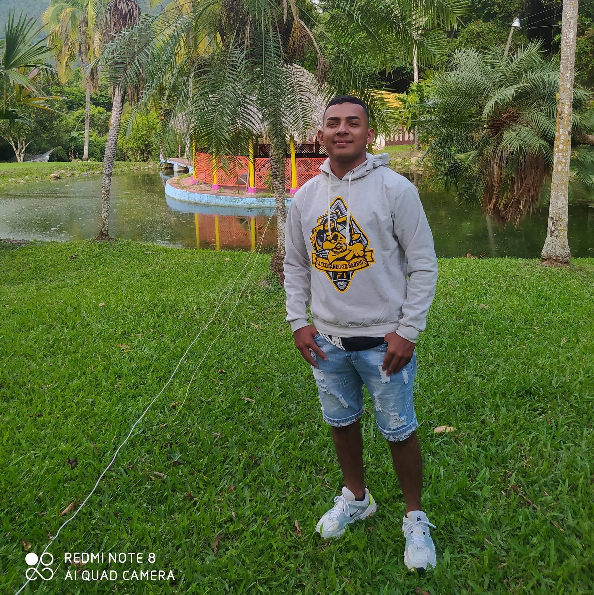 Jeider Camilo Ruiz León,  recibió el impacto de bala en la cabeza.