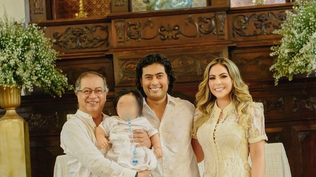 Bautizo del nieto de Gustavo Petro