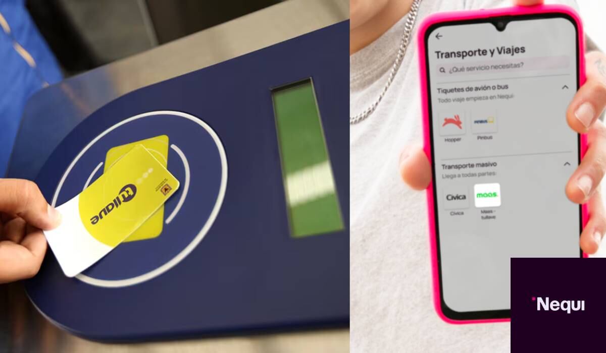 Los bogotanos podrán recargar su Tarjeta Tullave desde la app de Nequi de una manera más cómoda.