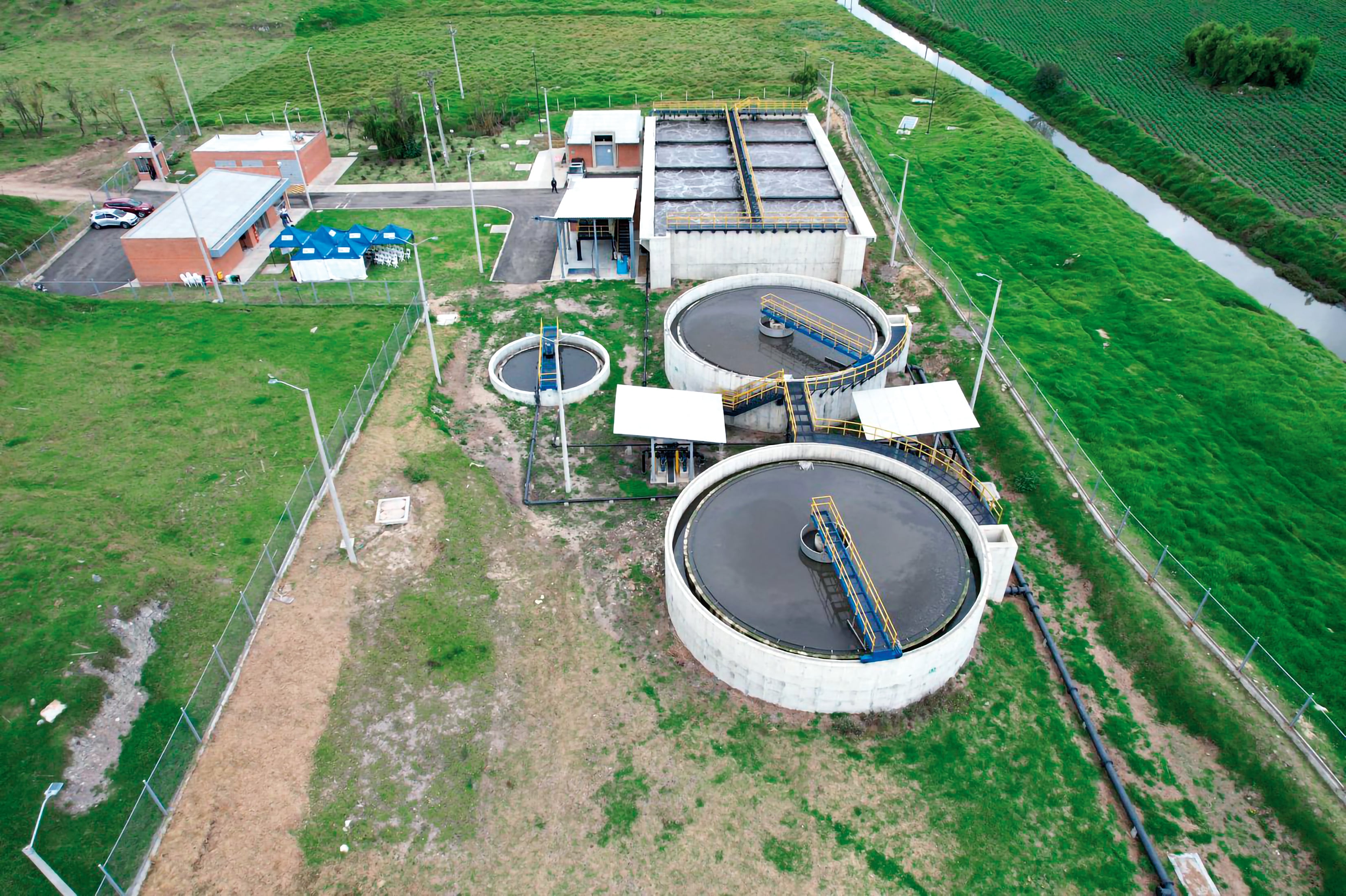 Planta de Tratamiento de Aguas Residuales (PTAR), sector Cartagenita, Facatativá, Cundinamarca.