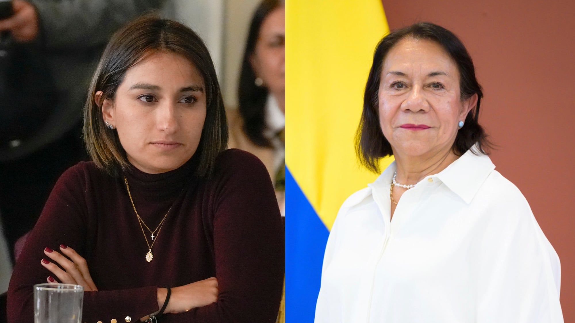 Laura Sarabia y Rosa Yolanda Villavicencio Mapy