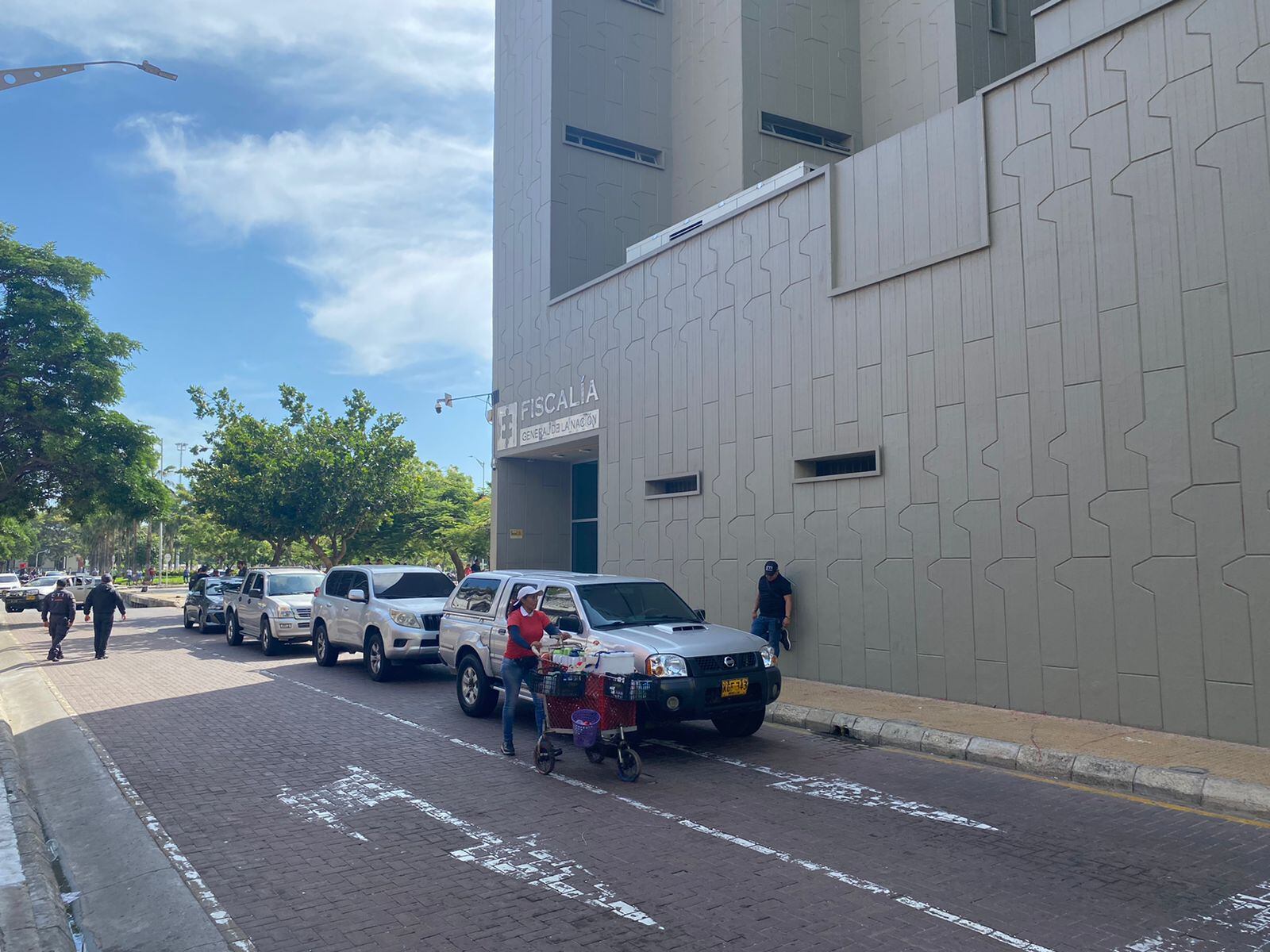 Así se encuentran las instalaciones de la Fiscalía en Barranquilla, tras la captura de Nicolás Petro.