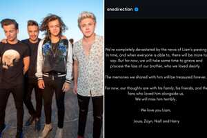 Mensaje de One DIrection por la muerte de Liam Payne