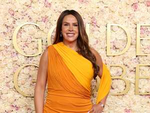 BEVERLY HILLS, CALIFORNIA - JANUARY 05: Karla Sofía Gascón attends the 82nd Annual Golden Globe Awards at The Beverly Hilton on January 05, 2025 in Beverly Hills, California. (Photo by Amy Sussman/Getty Images)