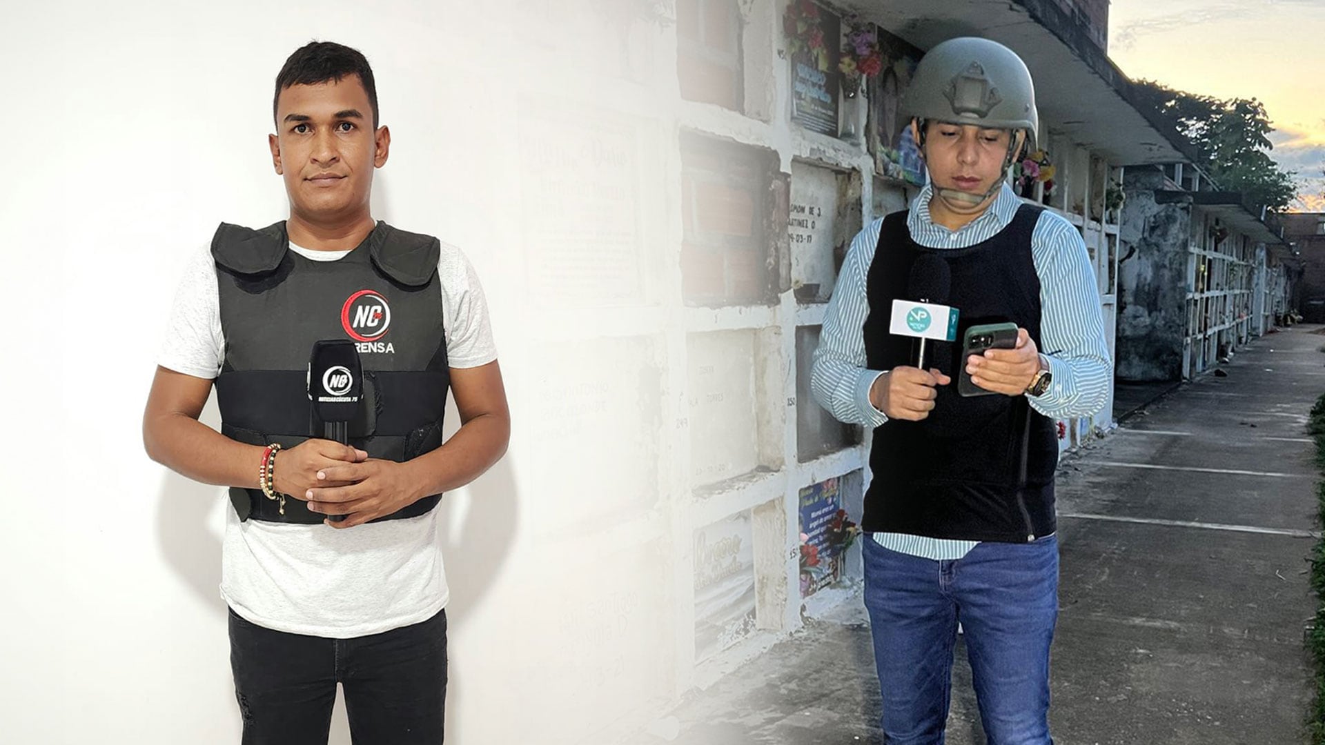 José Ignacio Arango y Éder Narváez han recibido amenazas debido a su labor como periodistas.