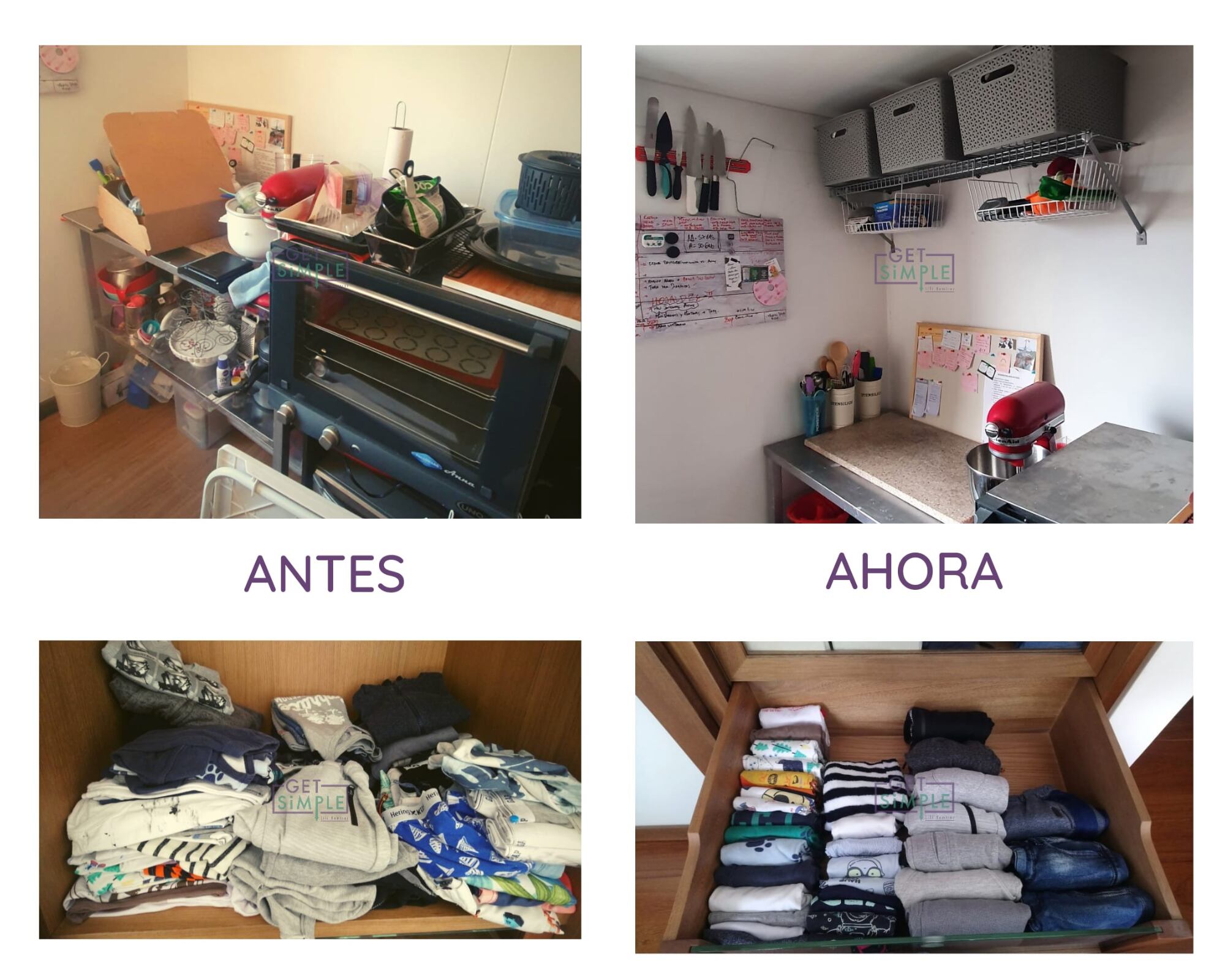 "Si tú vas a un espacio y quieres volverlo como de catálogo, si quieres tener un clóset perfecto, tienes que depurar, no hay nada que hacer"- Lili Ramírez