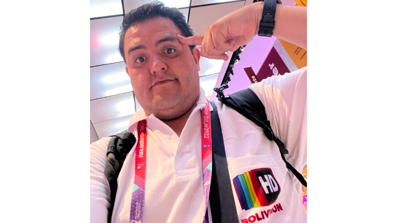 Periodista boliviano Roberto Acosta.