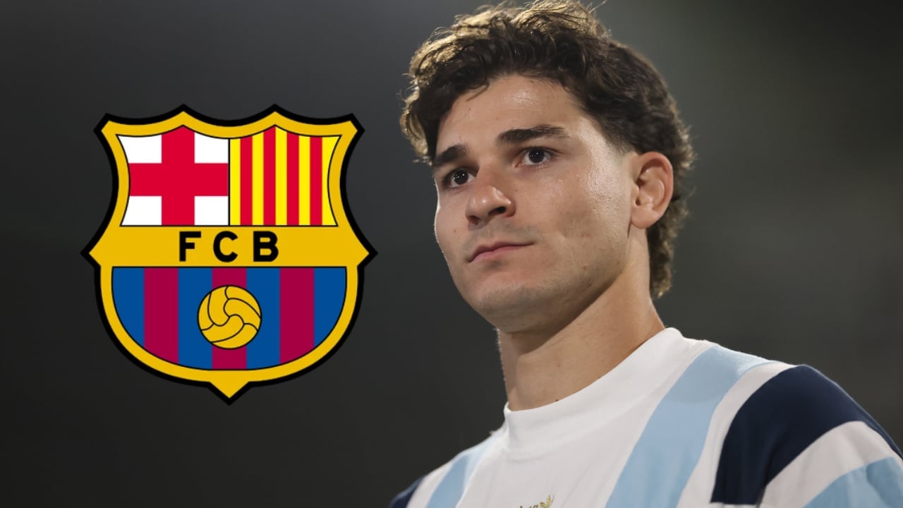 Julián Álvarez, delantero del Atlético de Madrid, está en la órbita del Barcelona.