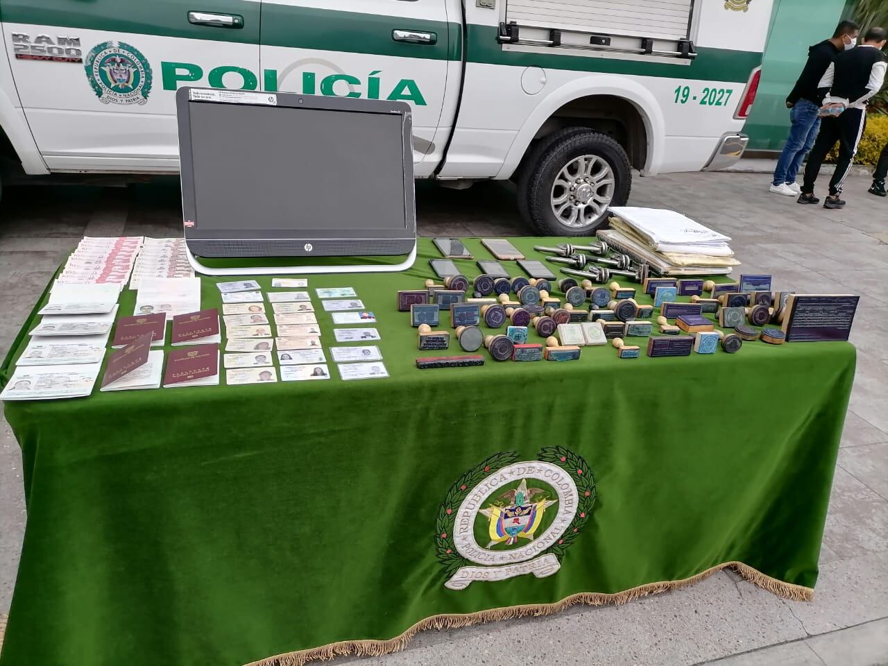 Incautación a la banda los PEP