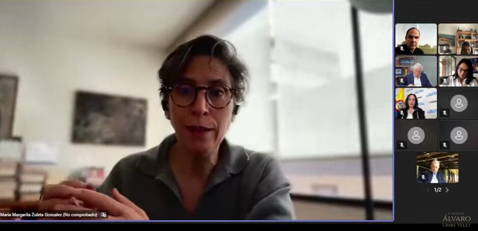 María Margarita, 'La Paca', Zuleta, invitada especial al noveno foro del Centro Democrático.