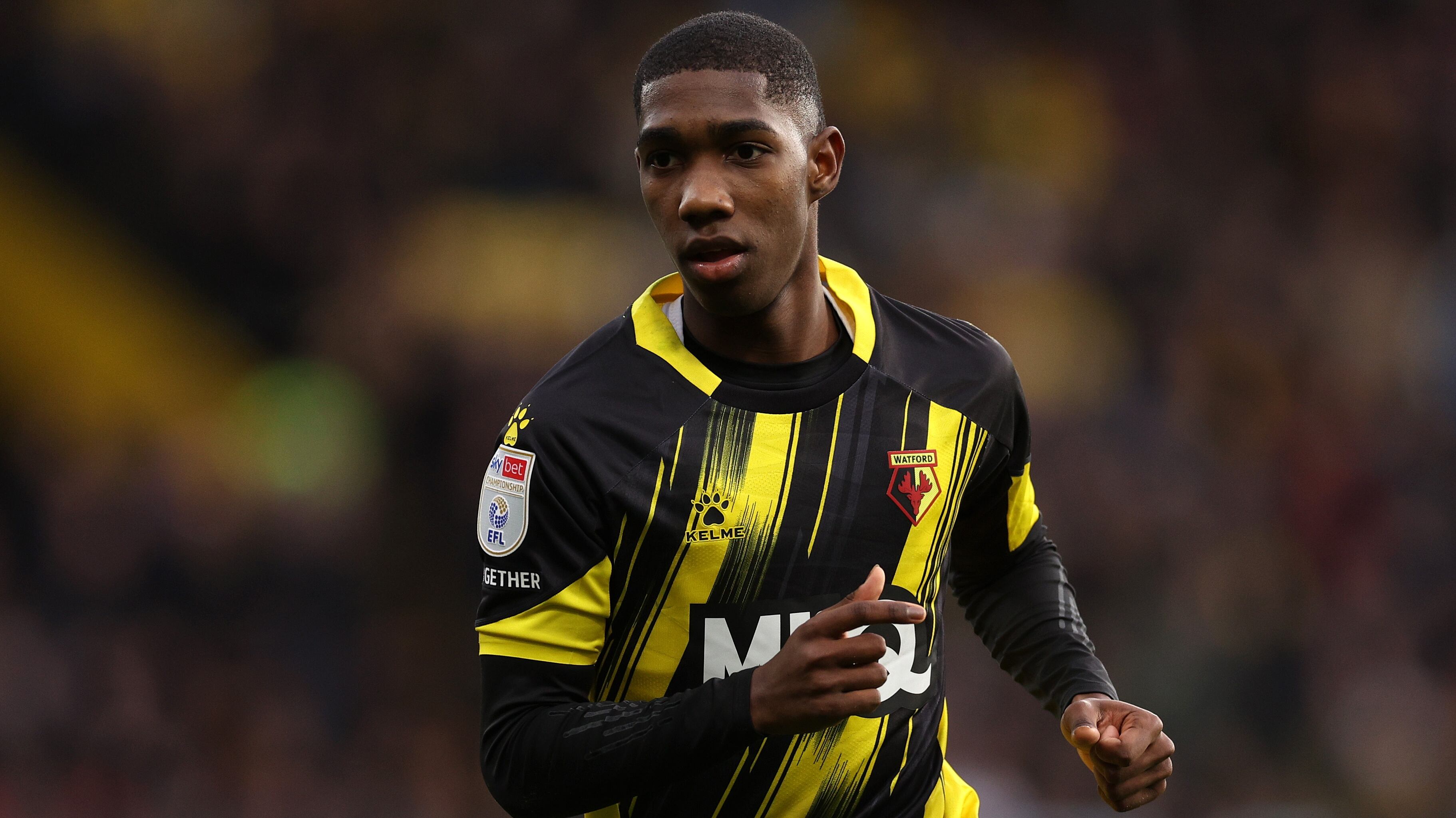 Yaser Asprilla, joya al servicio del Watford inglés.