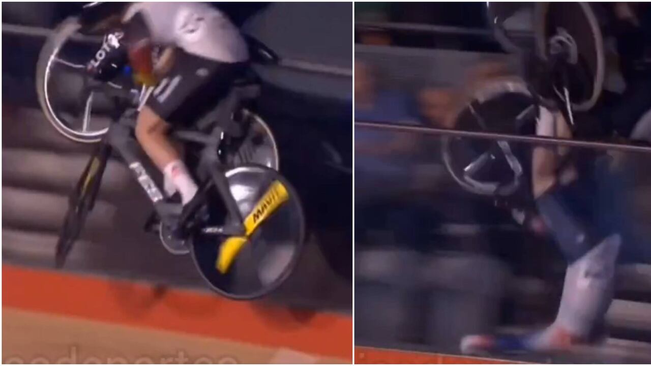 Katy Marchant sufre aparatoso accidente en una competencia