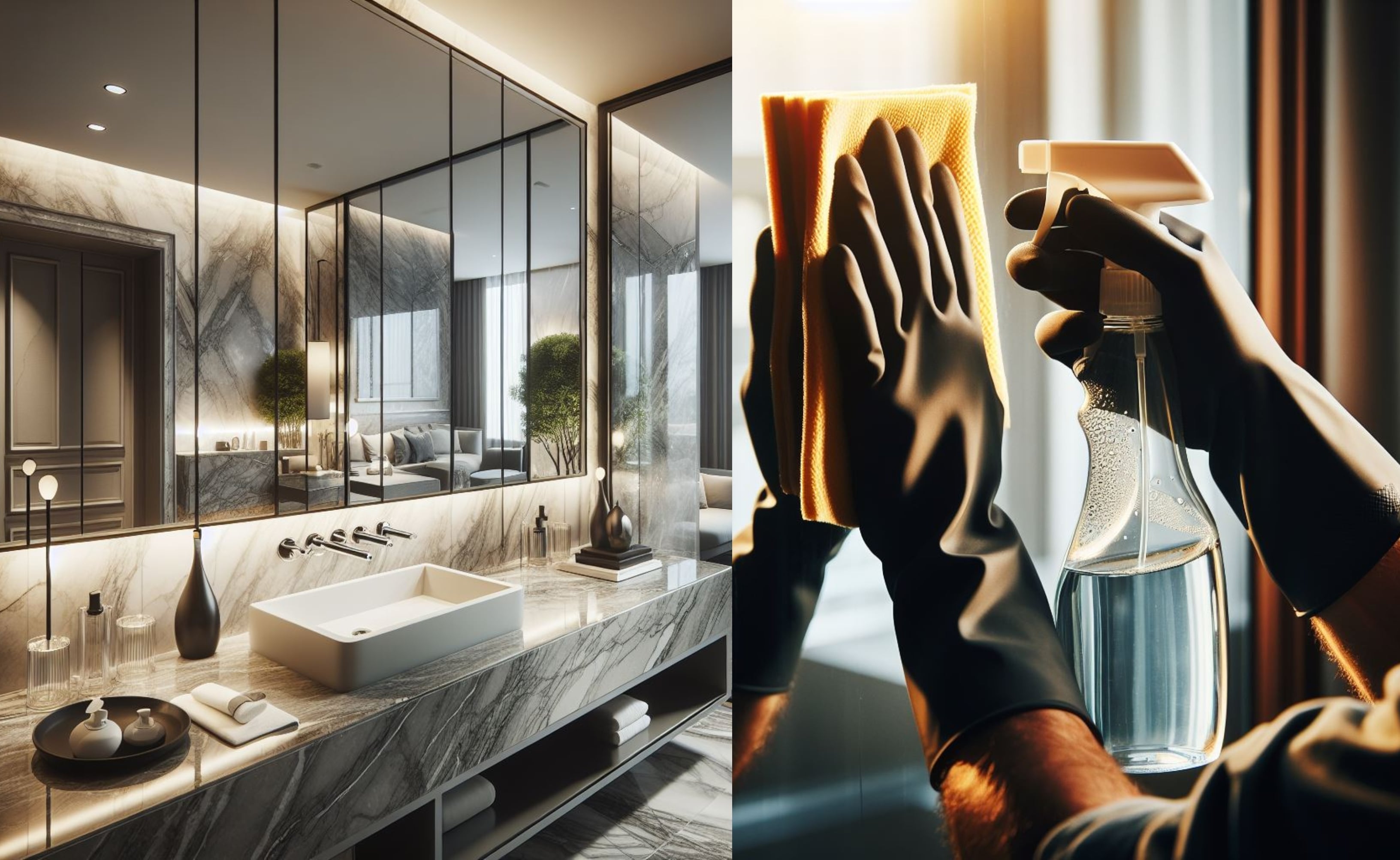 Una limpieza especial puede ayudar a prevenir que el espejo se empañe tras tomar una ducha con agua caliente.