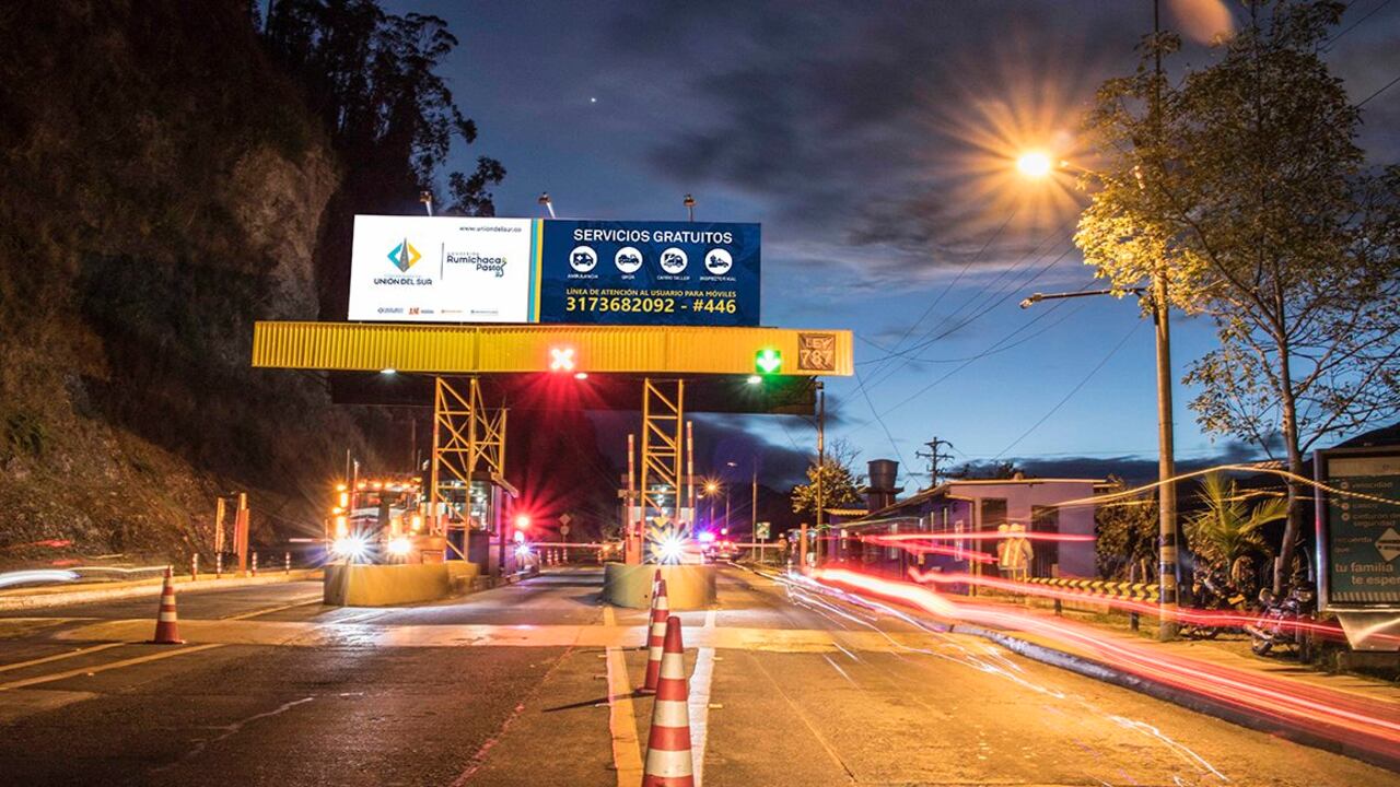 Peaje El Placer, Nariño.