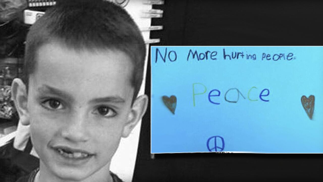 Martin Richard de 8 años es el símbolo de la tragedia en Boston.