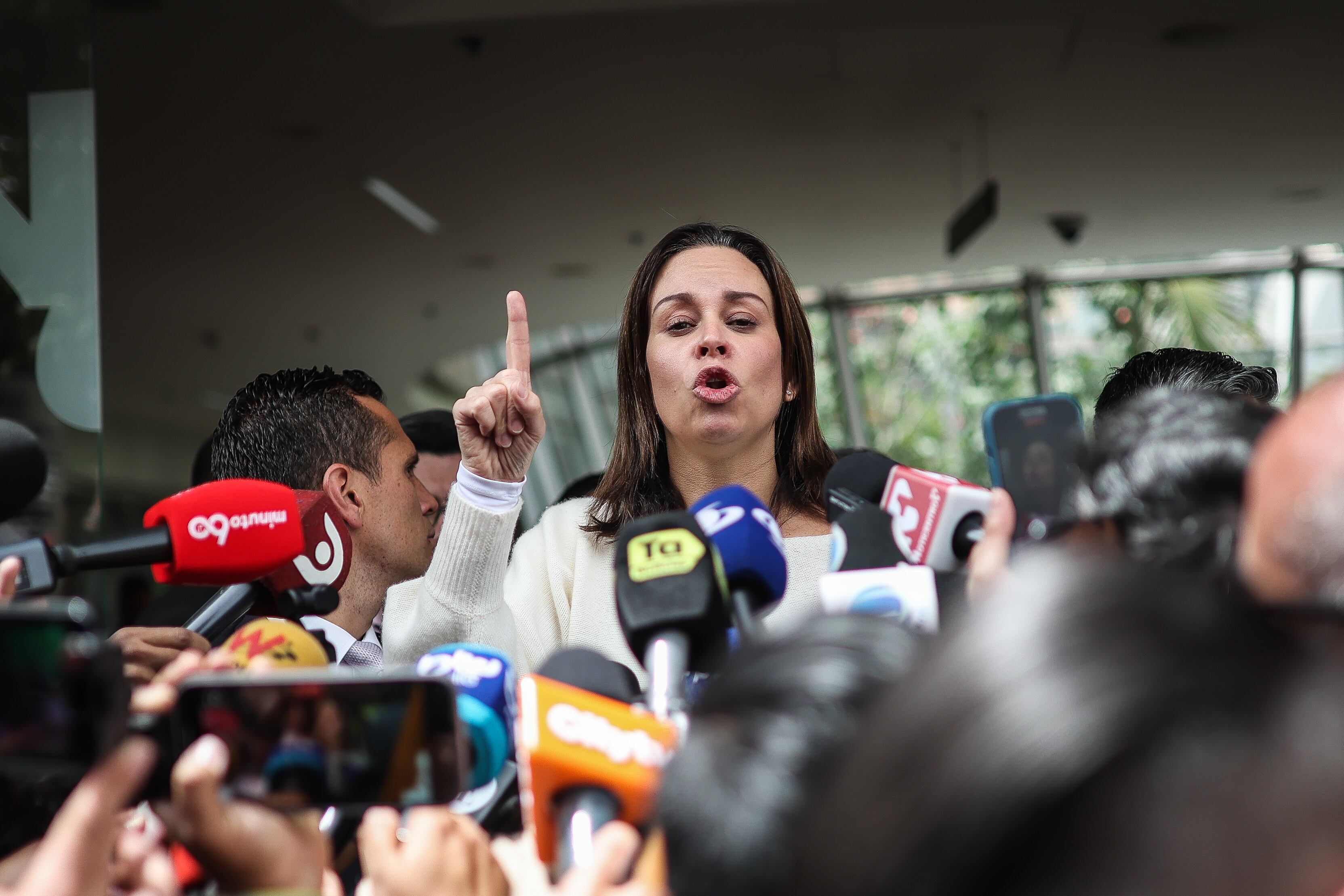 María Claudia Tarazona, esposa de Miguel Uribe Turbay