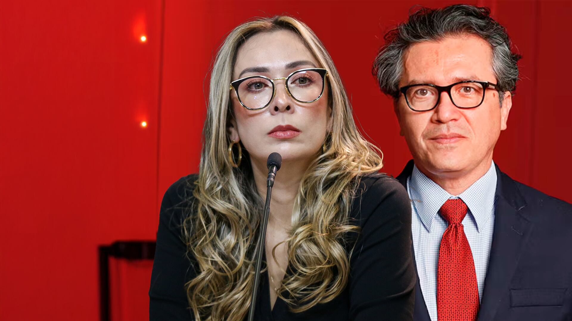 Katherine Miranda y Heráclito Landinez, congresistas