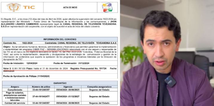 Daniel Briceño hizo la denuncia en X