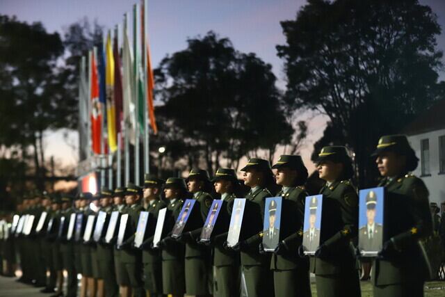 Por el atentado ocurrido el 17 de enero del año 2019 en la Escuela de Cadetes de Policía “General Francisco de Paula Santander, la Policía Nacional llevó a cabo un homenaje a los 22 cadetes que fallecieron el día de los hechos.