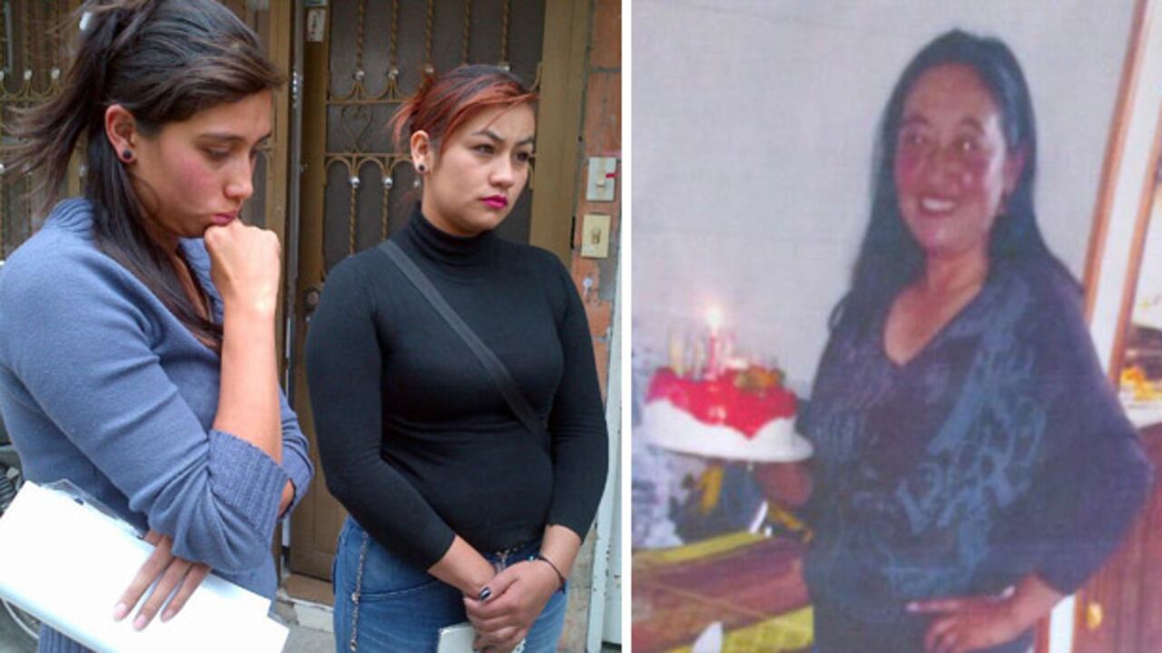 Las hijas (izquierda) de Leonor Caballero (derecha) afirman que su madre sufrió un trombo que le costó la vida a causa de una cirugía plástica en su abdomen.