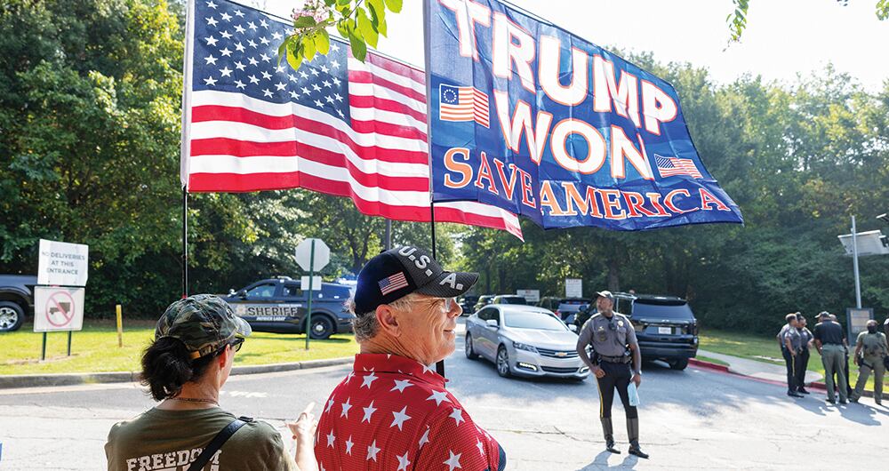 Manifestaciones a favor de Donald Trump.