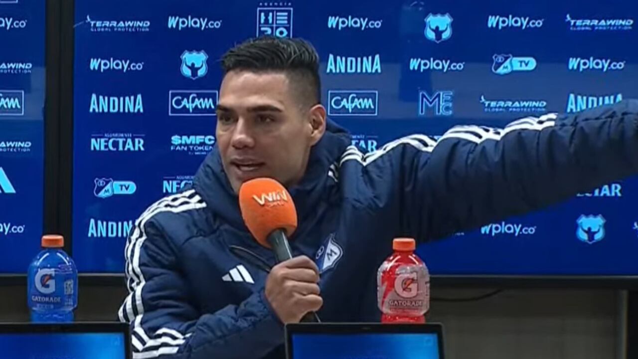 Falcao García habló en rueda de prensa tras la derrota contra Santa Fe