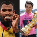 Anthony Zambrano y Egan Bernal fueron de los dos deportistas más destacados del año