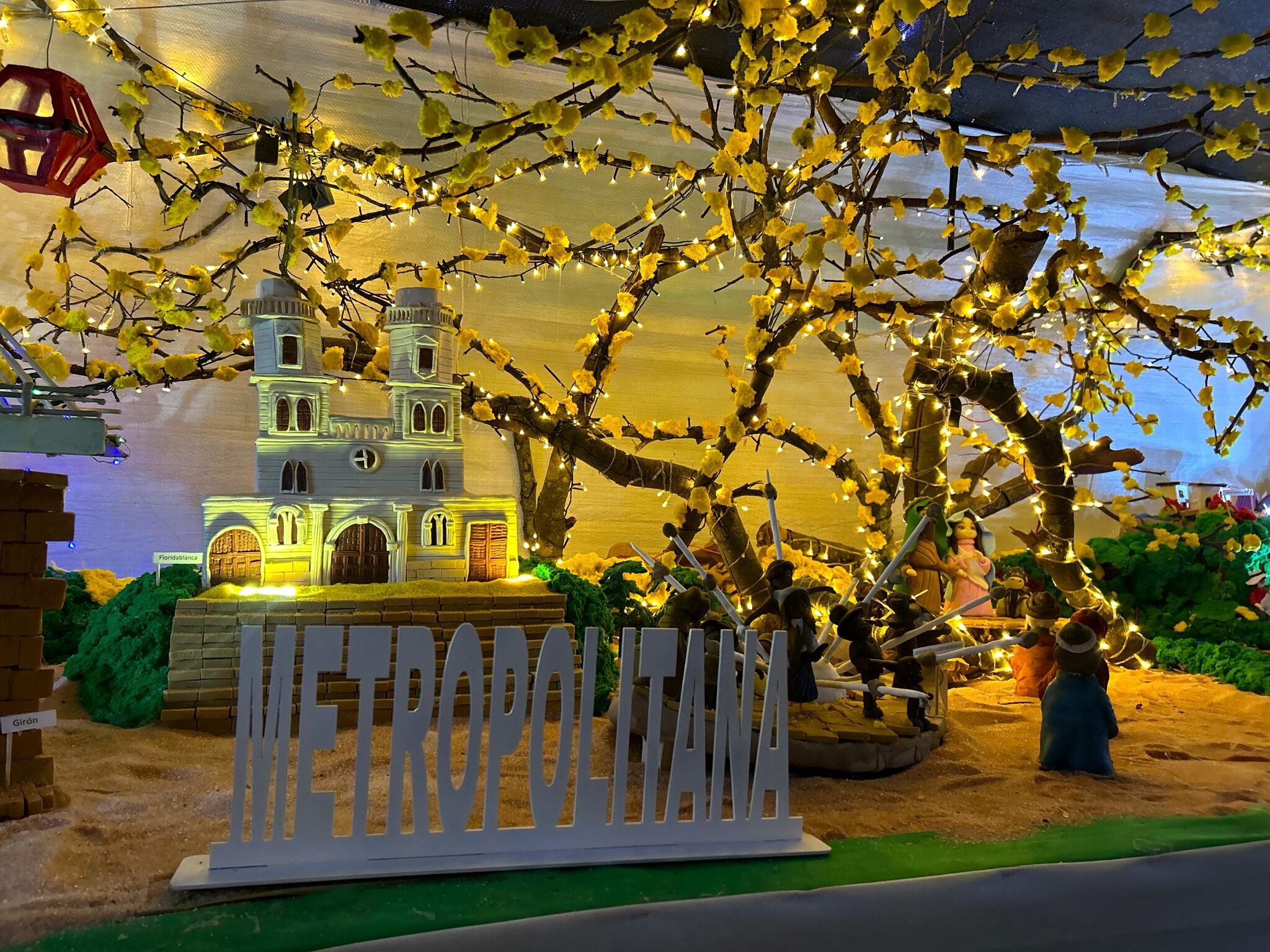 Esta obra de arte se encuentra en el área metropolitana de Bucaramanga.