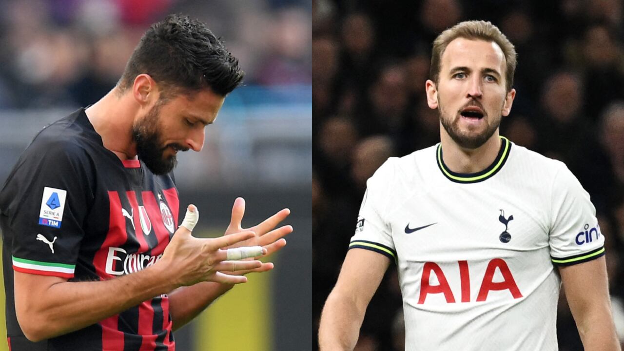 Olivier Giroud y Harry Kane, protagonistas en este cruce.