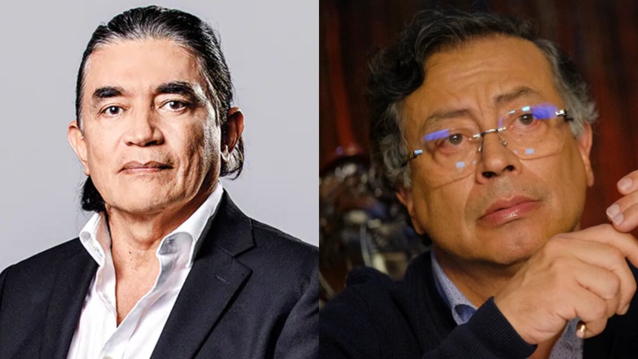 Gustavo Bolívar y Gustavo Petro