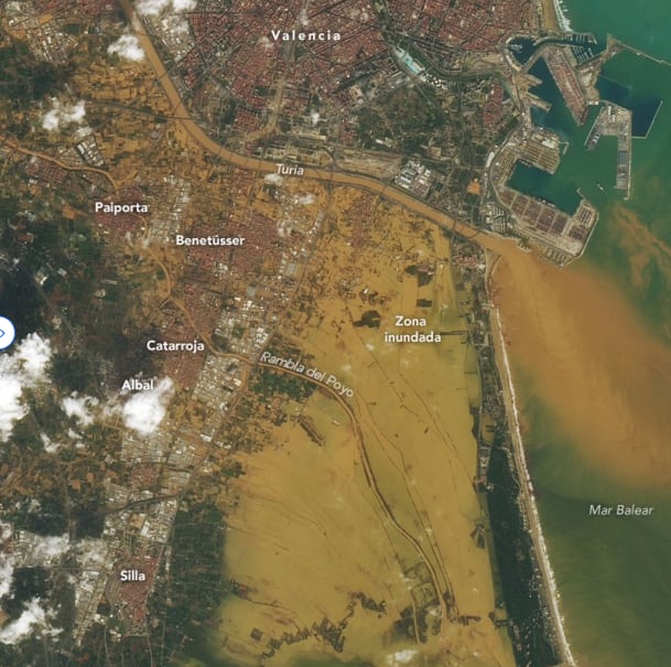 Imágenes octubre 2024 Comunidad Valenciana, tras el paso de la dana