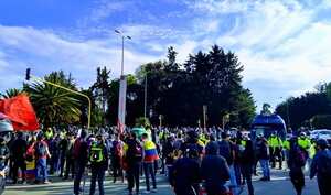 Manifestación en Suba
