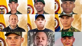 Estas son las nueve personas secuestradas.