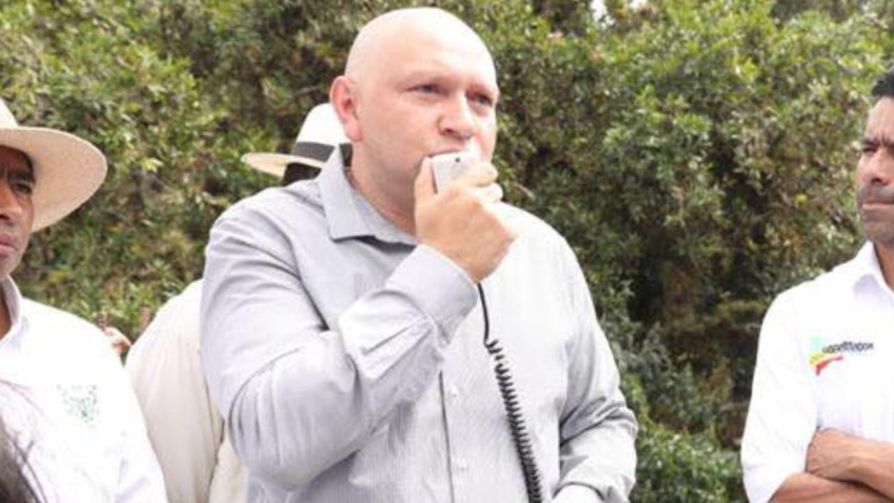 Julio Aguilera, exalcalde de Gachetá. Foto: Gobernación de Cundinamarca.