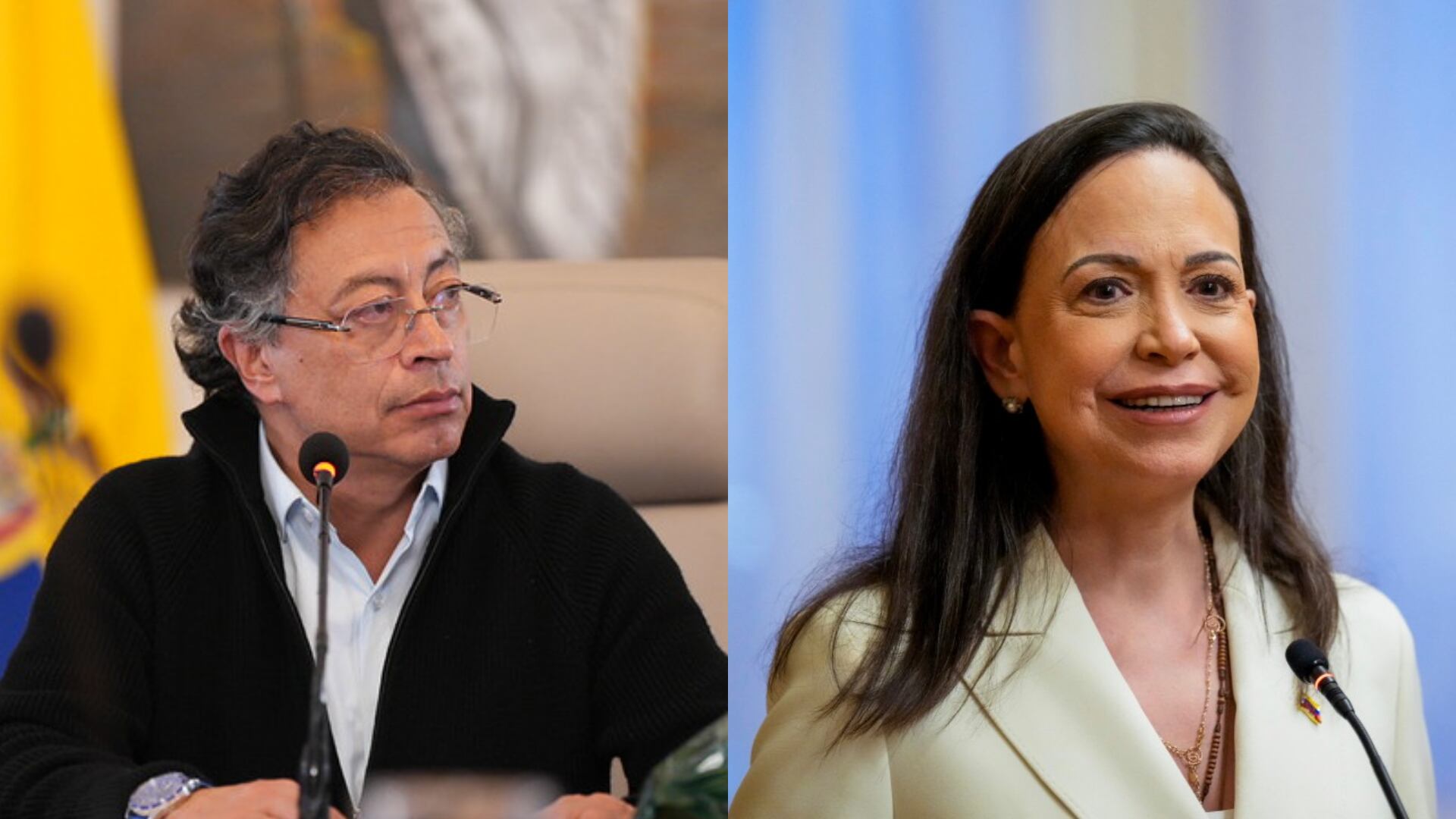 El presidente Gustavo Petro se refirió a la visita de María Corina Machado a Colombia