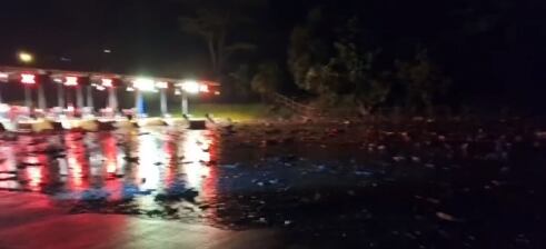 Desbordamiento de ríos en Quetame, Cundinamarca.