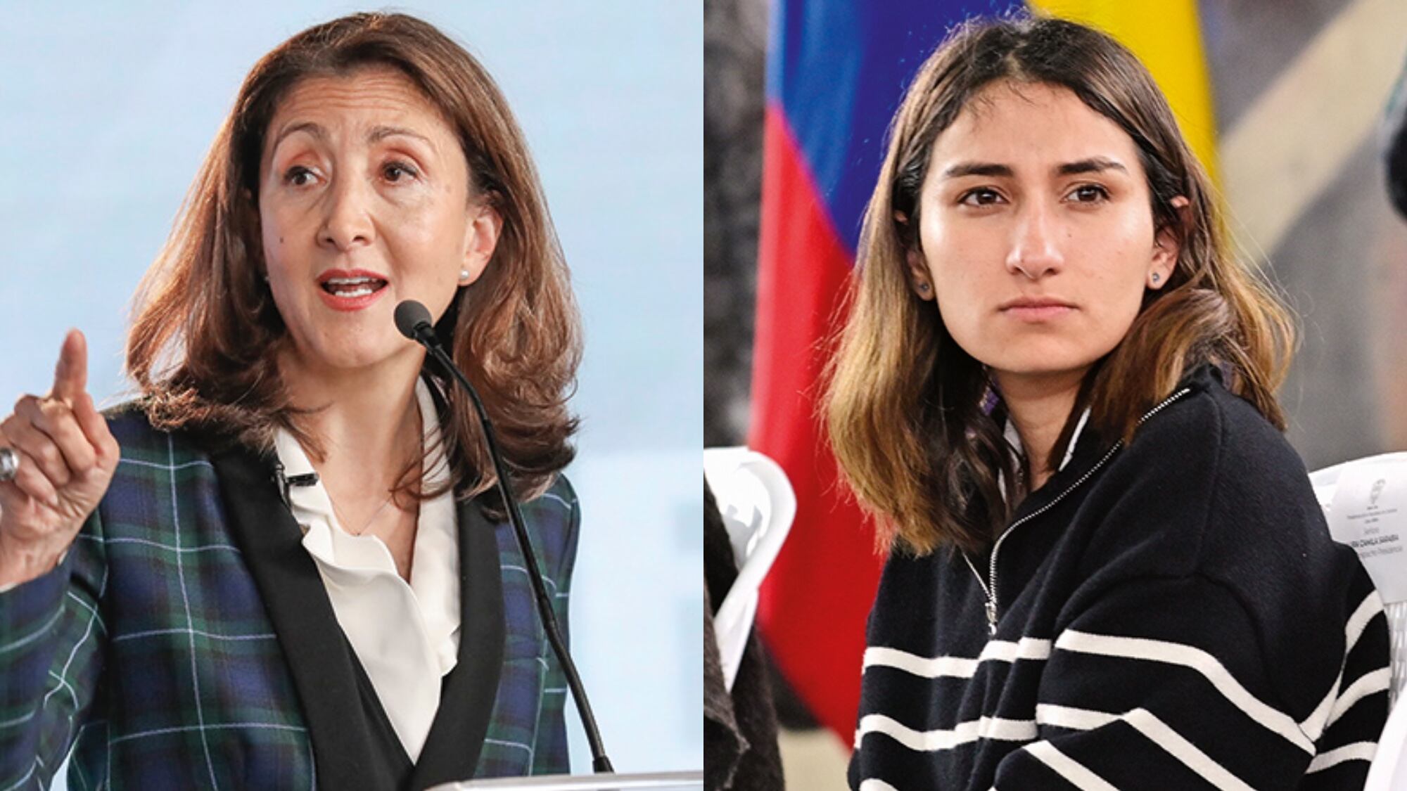 Ingrid Betancourt y Laura Sarabia.