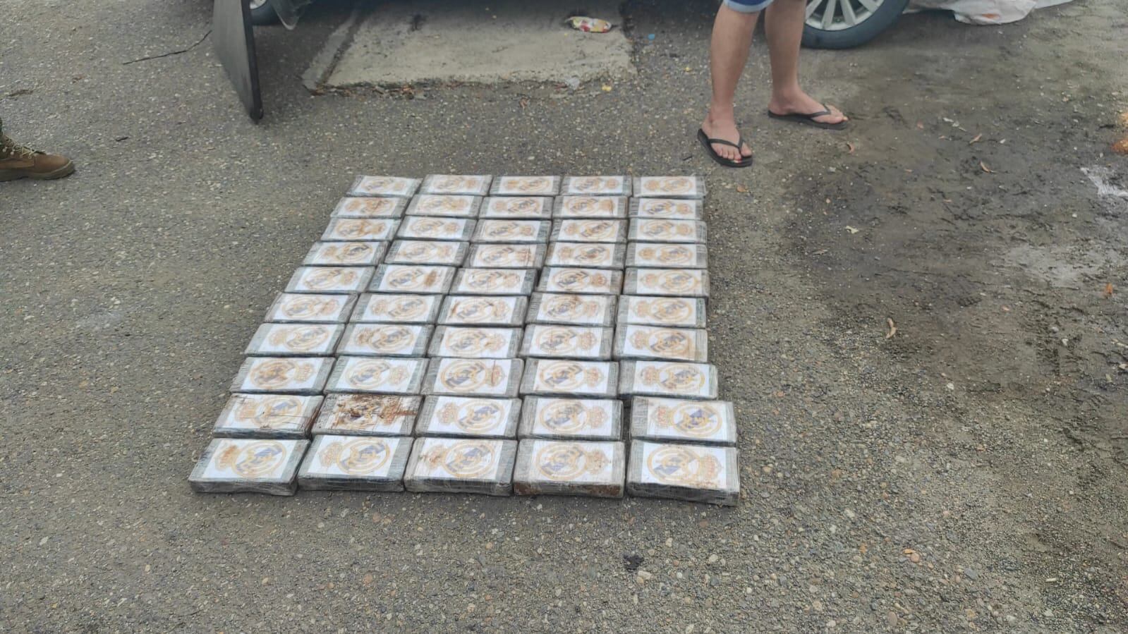 Incautación de cocaína en vía Cartagena