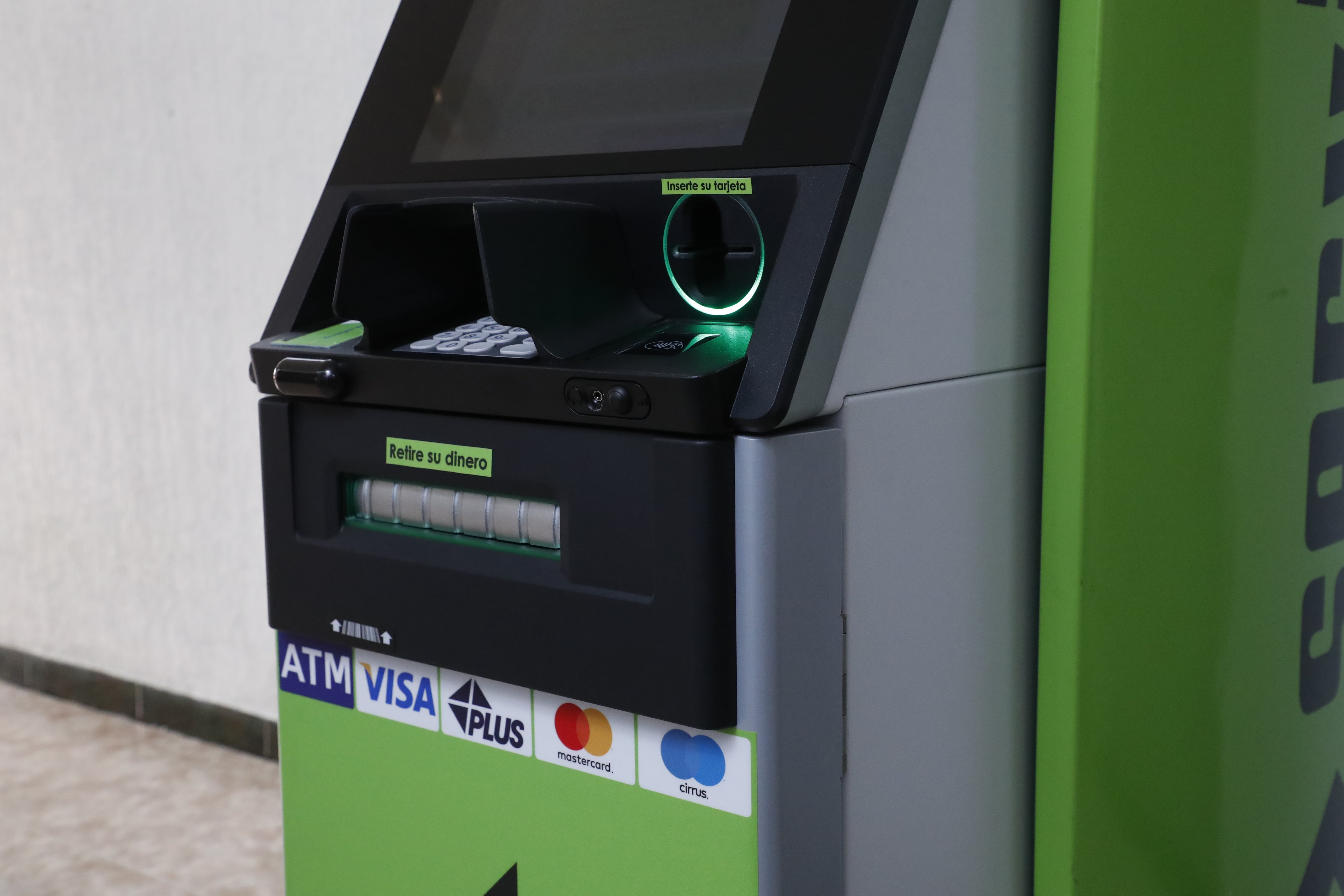 Cajero de la Red Verde de Servibanca