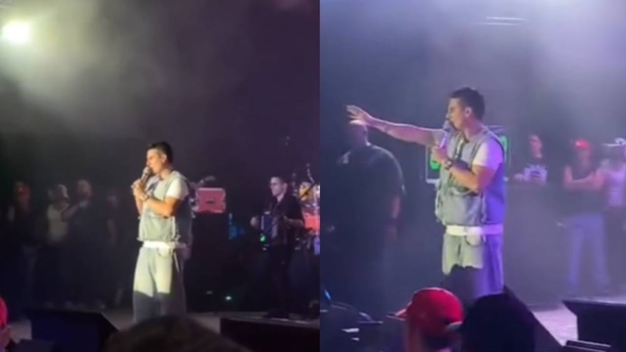 Pipe Bueno se alteró en pleno show que dio.