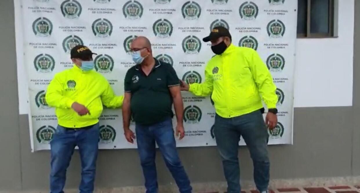 Las primeras imágenes de alias Manolo capturado